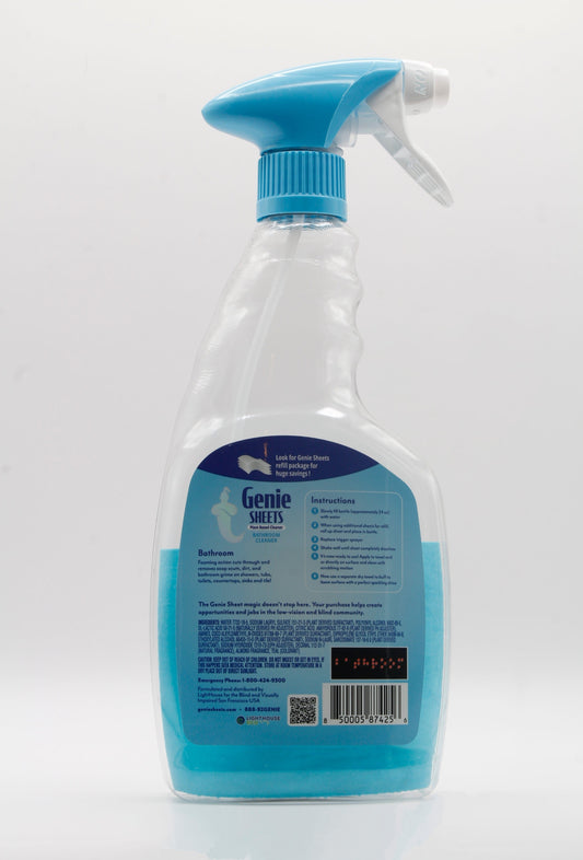 Genie Sheets Bath Cleaner Bottle