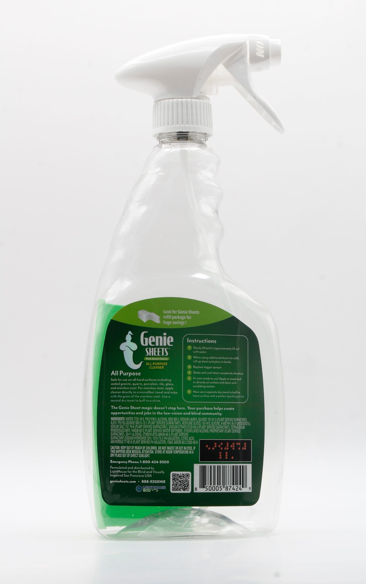 Genie Sheets All Purpose Bottle