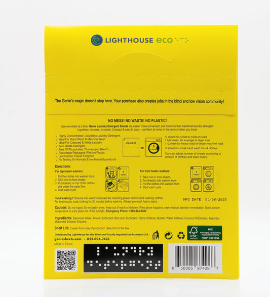 Genie Sheets Laundry Detergent