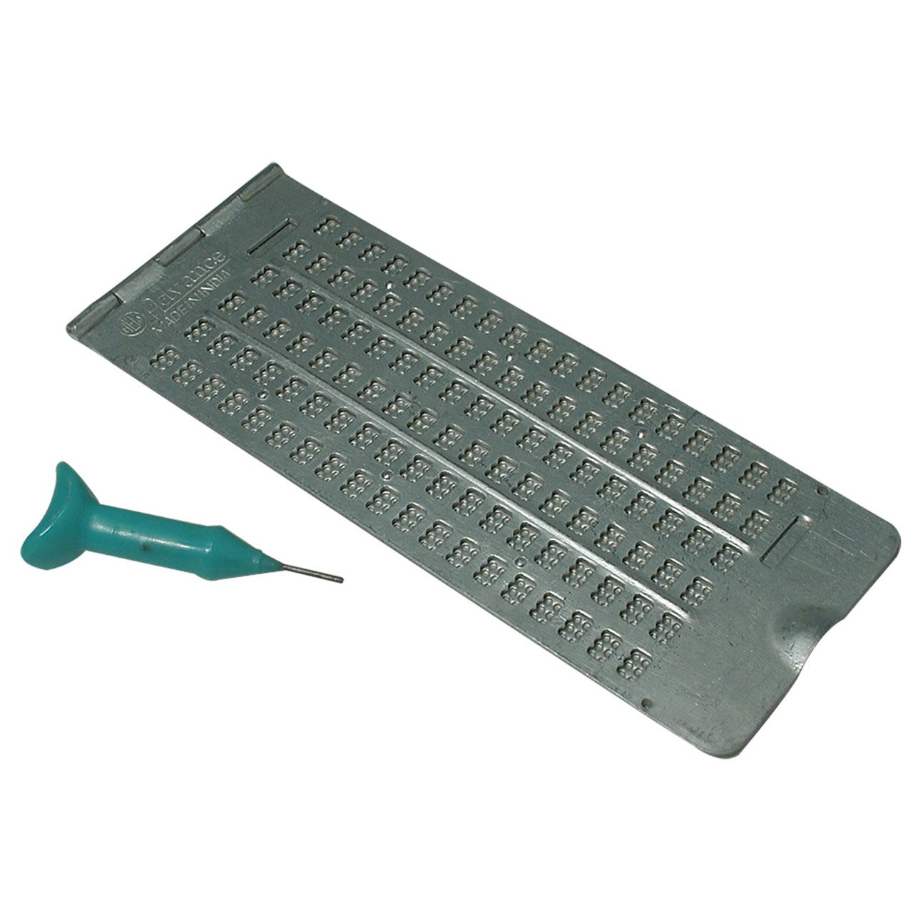 Braille Slate- 6-lines, 19-cell- for 3x5 index cards