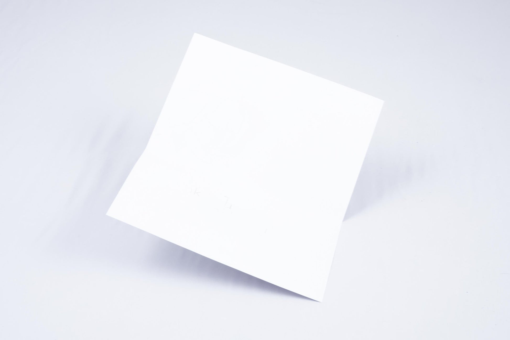 Blank Greeting Card Interior