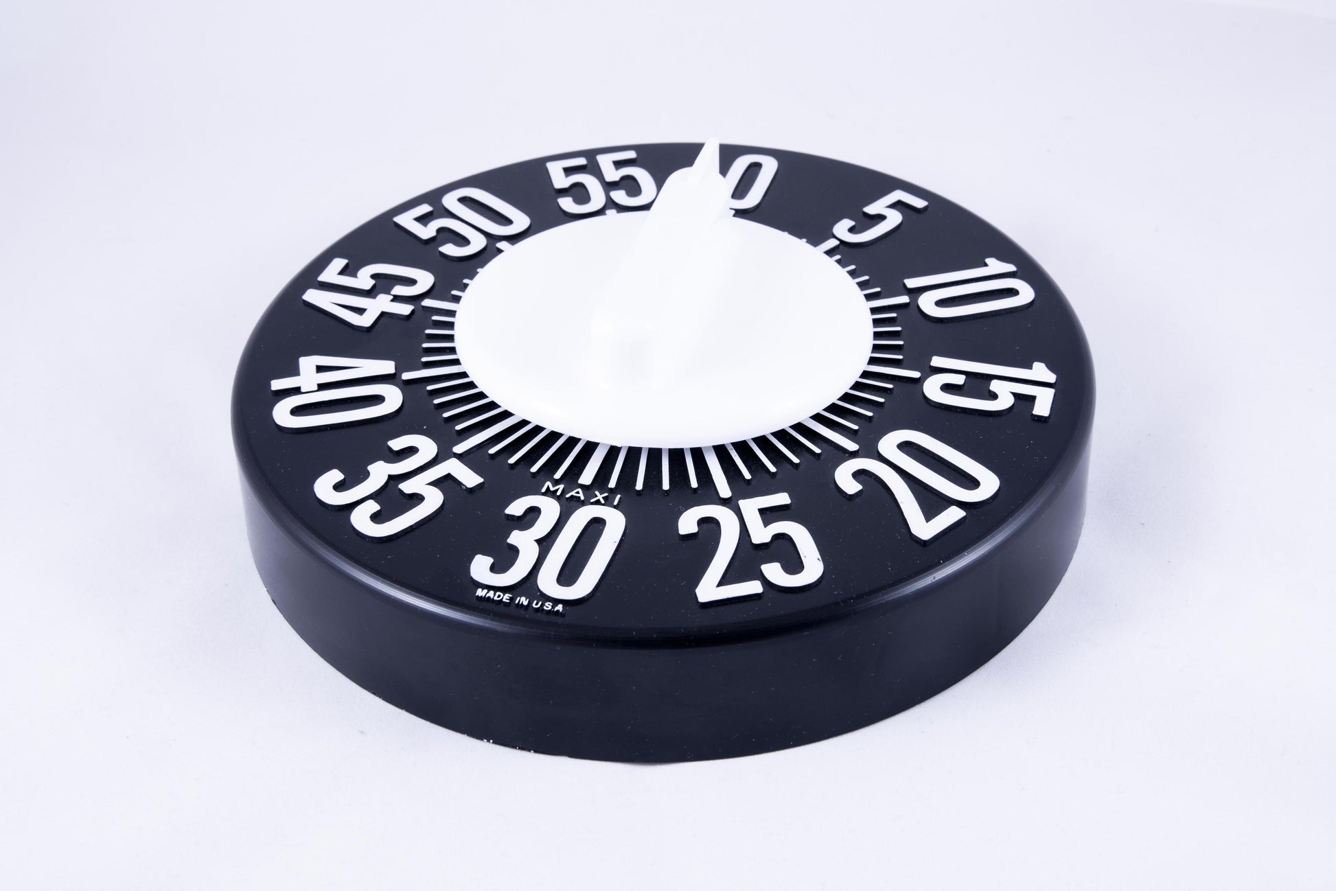 Low Vision Timer (White on Black)