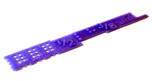 Load image into Gallery viewer, a closeup photo of the sign template itself, in purple.