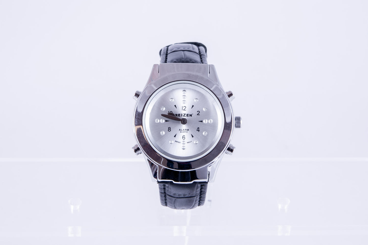 Mens Braille & Talking Watch - Leather Band