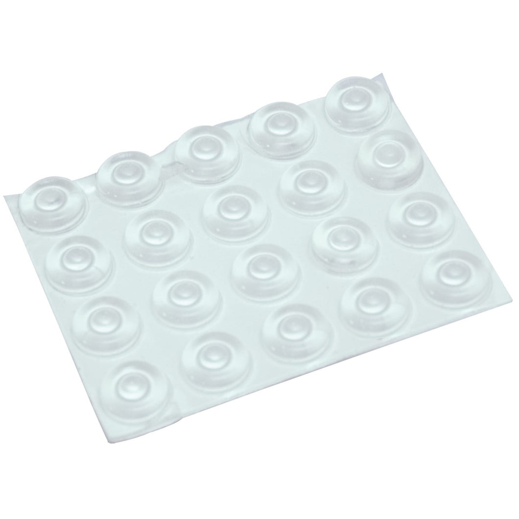 Bump Dots: Large, Clear, Round with Raised Center (20-count)