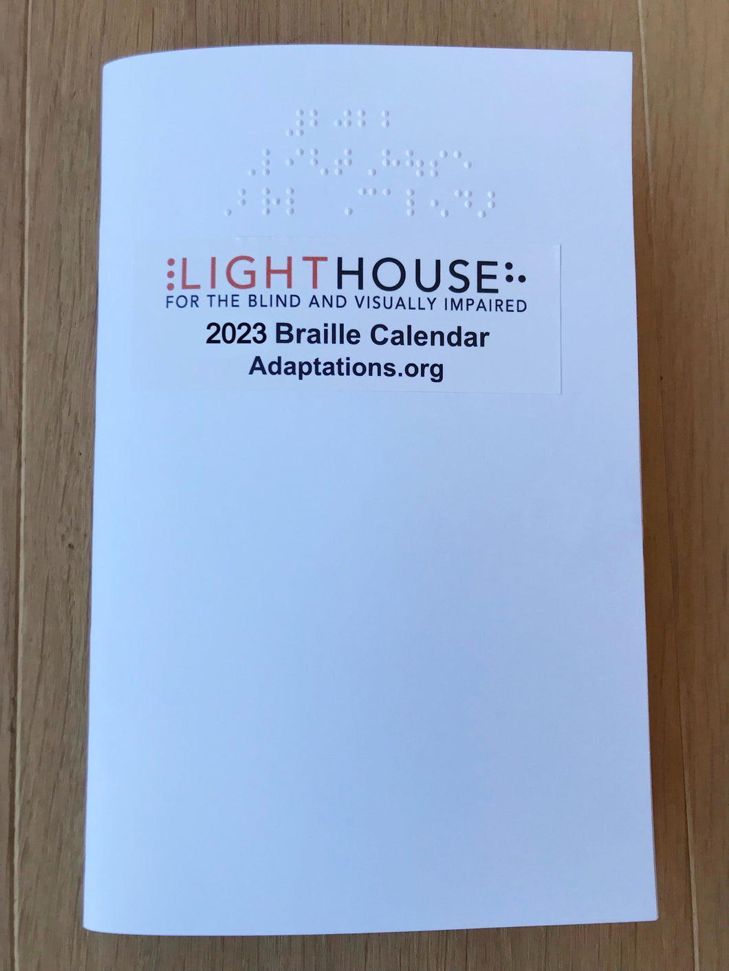 2023 LightHouse Braille Calendar