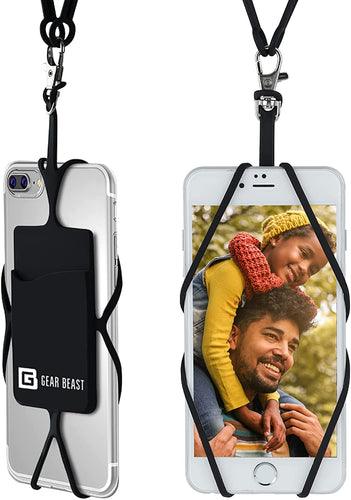 Cell Phone Lanyard - Front and Back