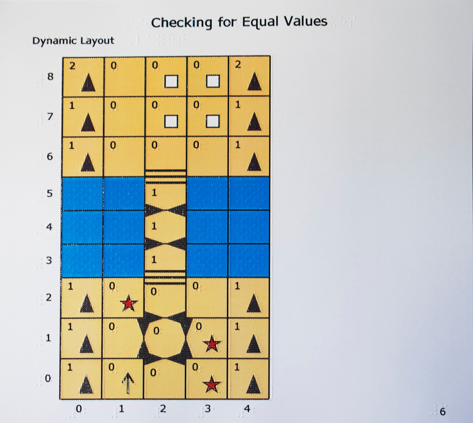 Tactile Puzzle Worlds Map Full Page