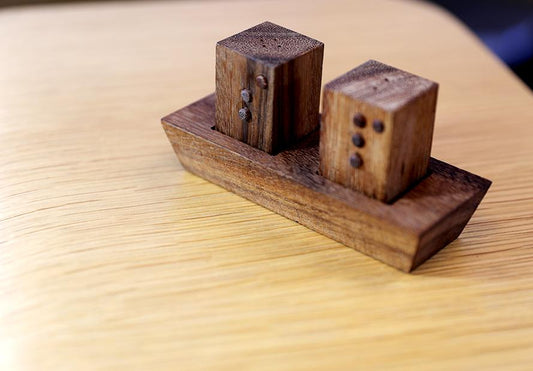 Braille Salt & Pepper Shakers
