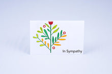 Load image into Gallery viewer, Sympathy Card - Red Flower