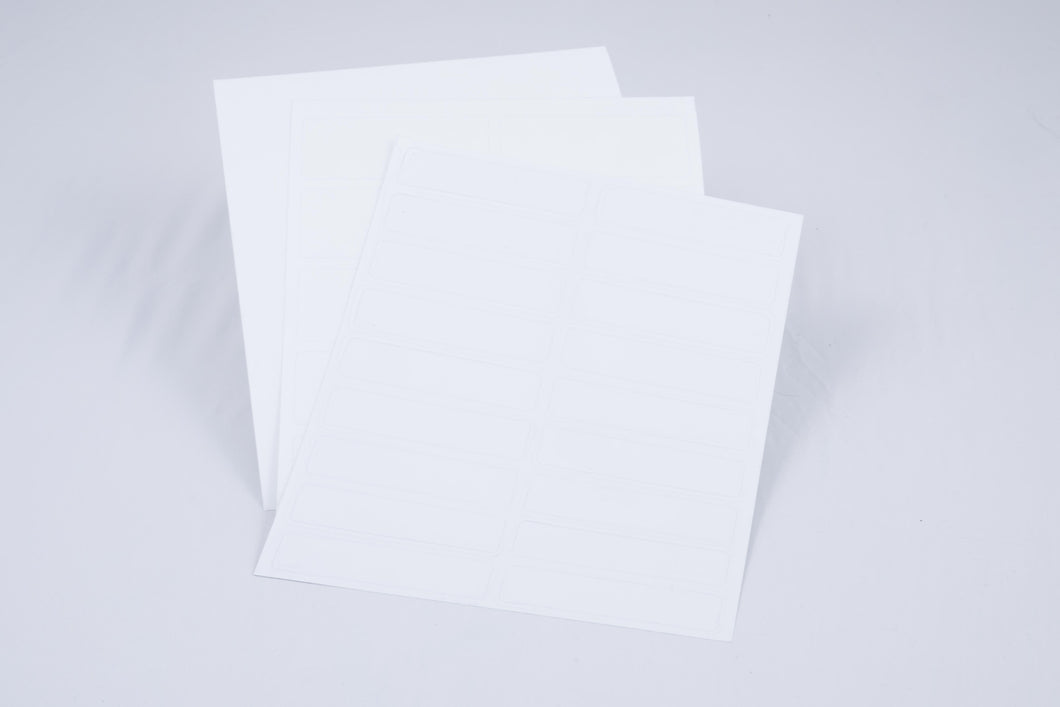 Braillable Labels (Large) Single Sheet