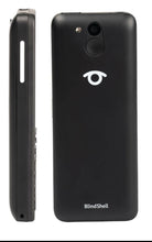Load image into Gallery viewer, BlindShell Classic 2 Talking Cell Phone- Black - side and back view
