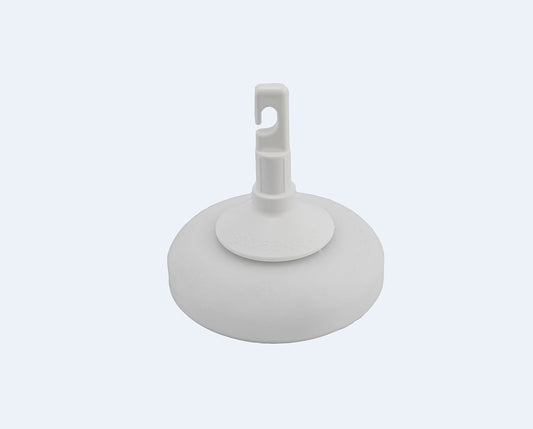 Ambutech Cane Tips: Jumbo Roller Eyelet w/Hook, disc shape