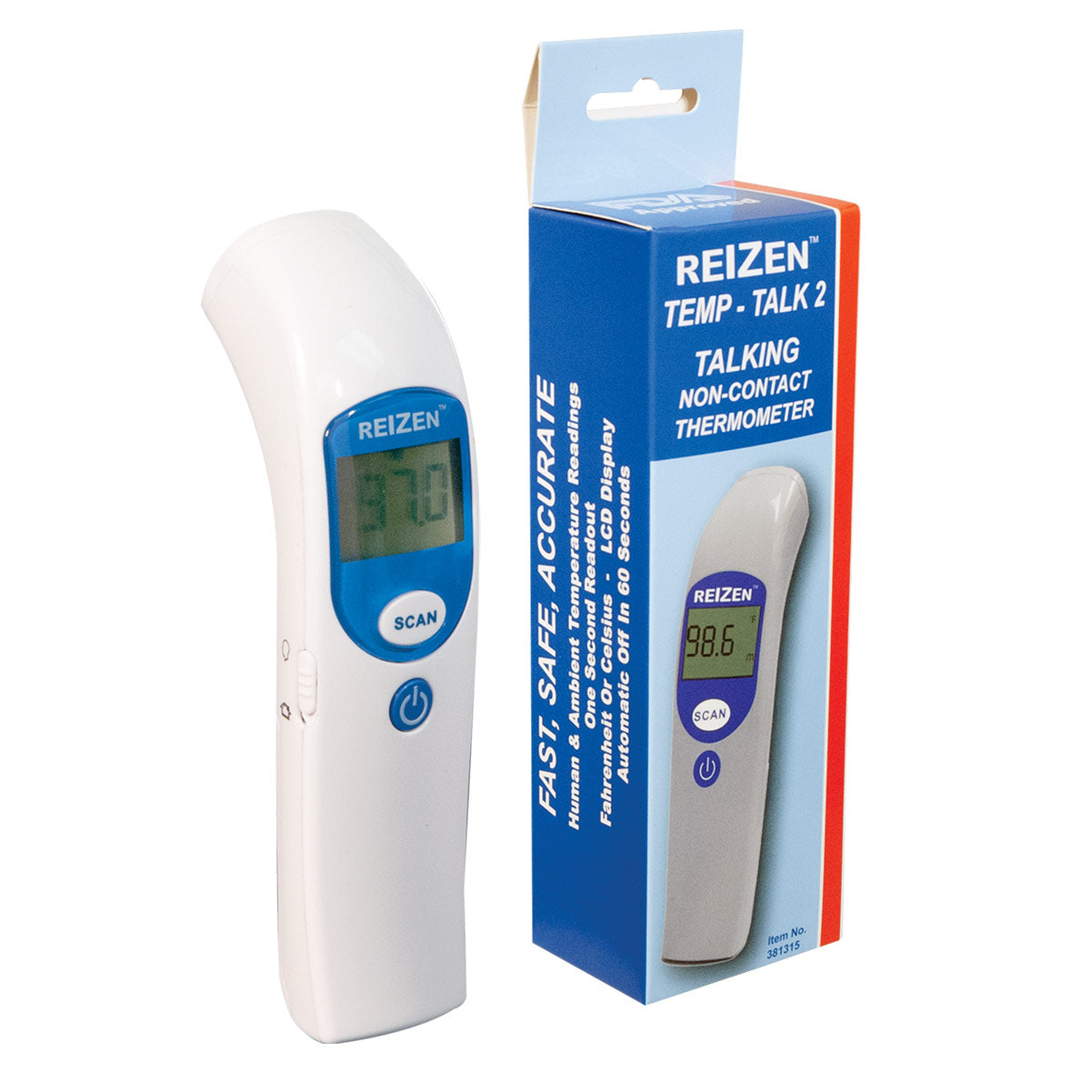Infrared Thermometer - Talking English and Spanish