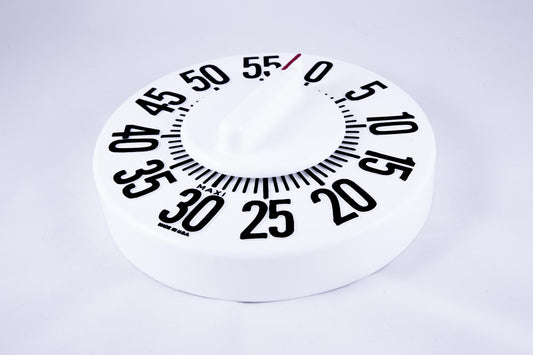 Low Vision Timer (Black on White)