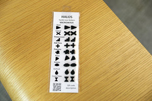 HALOS Microwave Tactile Overlay Stickers - 2 sets per pack