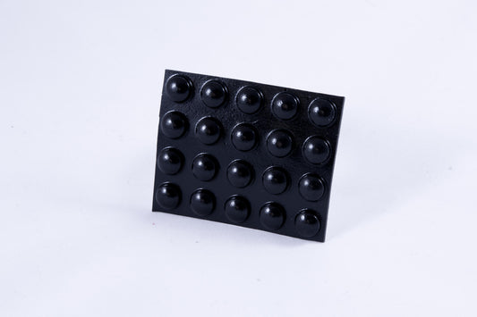 Black, Round, Large Bump Dots