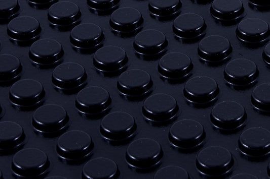 Black, Round, Medium Bump Dots in bulk