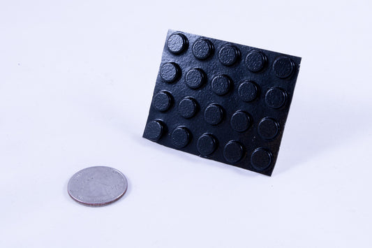 Black, Round, Medium Bump Dots