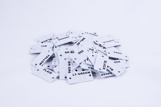 Braille Clothes Labels