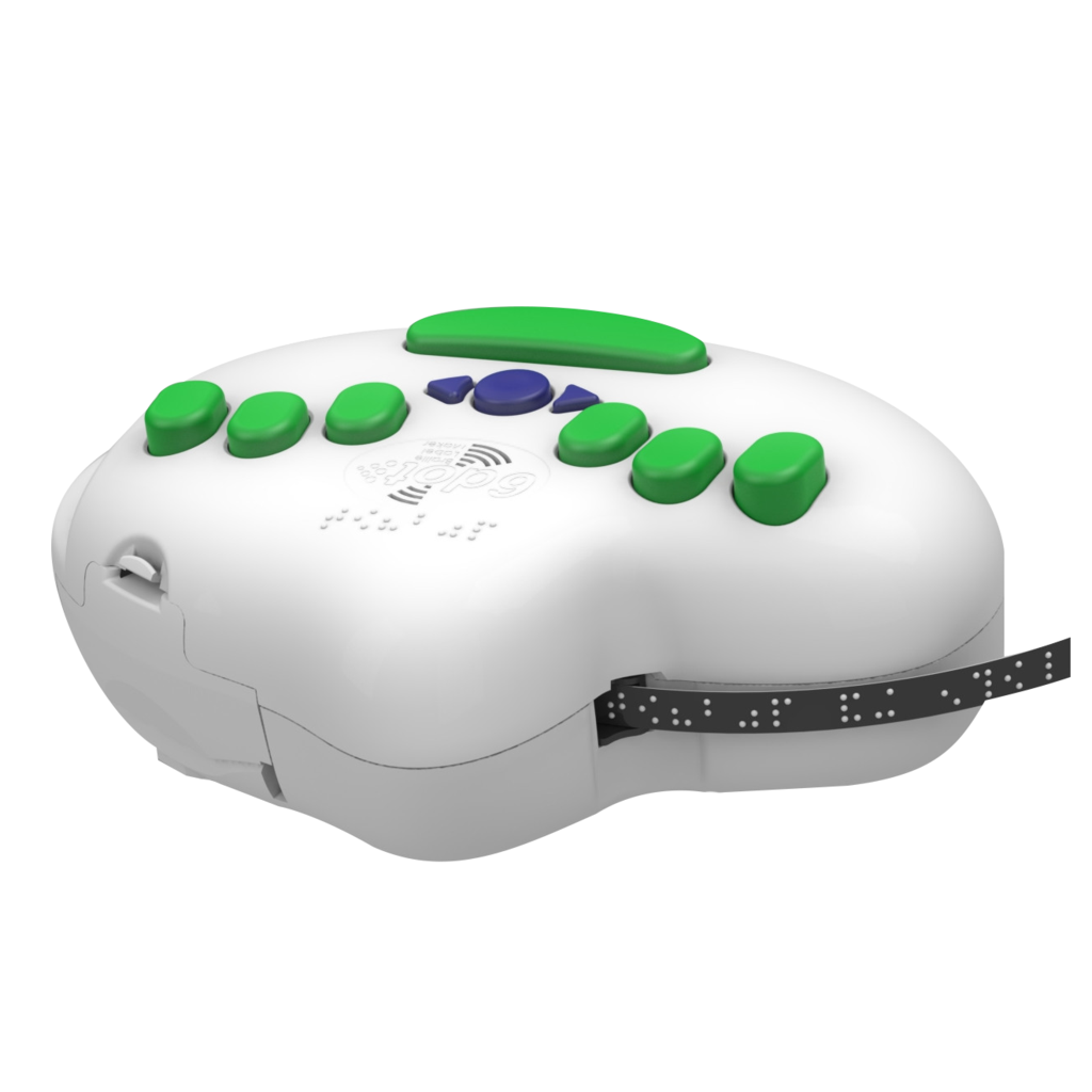 6dot Braille Label Maker w/ QWERTY Keyboard and USB Adapter