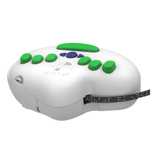 6dot Braille Label Maker w/ QWERTY Keyboard and USB Adapter