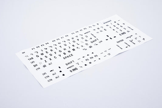 Viziflex LP Lbls F/Laptop - Black on White