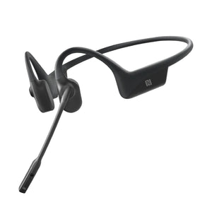 OpenComm headphones, with the microphone extended outward