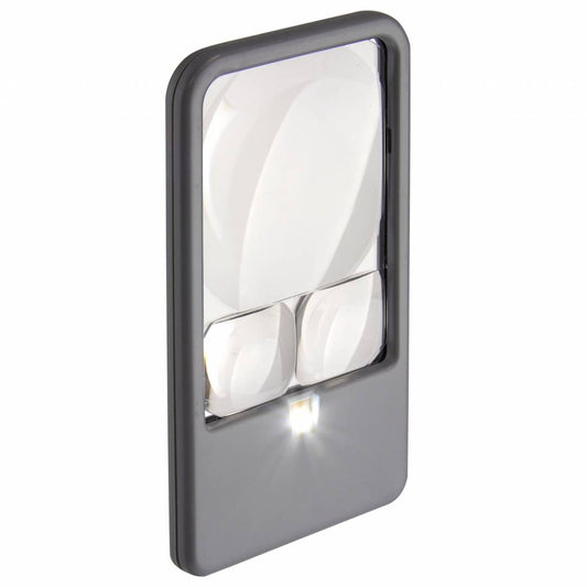 Carson 2.5x 4.5x 6x Lighted Pocket Magnifier
