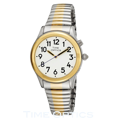 Ladies Time Optics Two tone Talking Watch Dual Voice Expansion