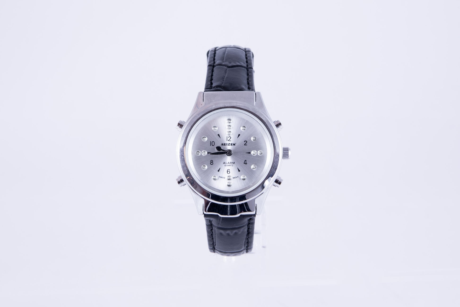 Braille & Talking Watch, Leather Band
