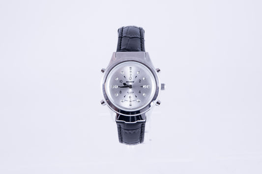Braille & Talking Watch, Leather Band