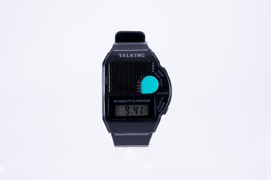 Green Button Talking Watch, Spanish