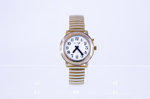 One Button Talking Watch - Gold