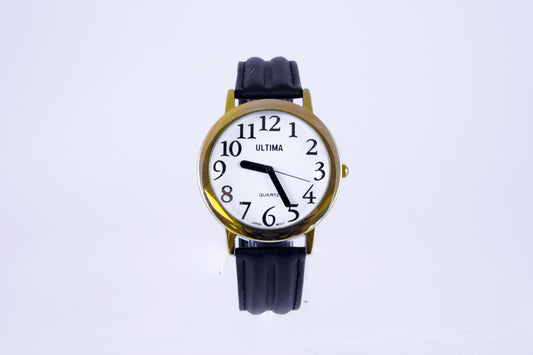 Men's Low Vision Watch - Leather Band