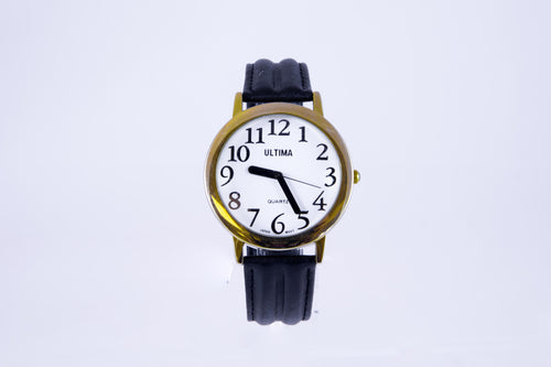 Men's Low Vision Watch - Leather Band