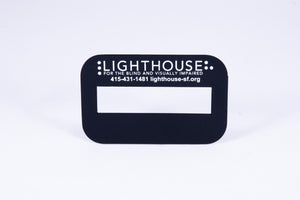 Plastic Signature Guide = Imprinted w/ LightHouse logo