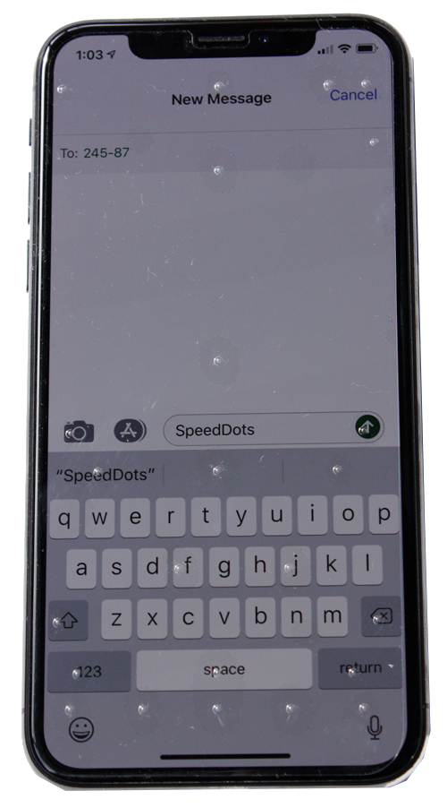 Speed Dots - Advanced Layout Tactile Screen Protector