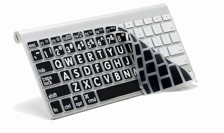 XLPrint LogicSkin White on Black (for Apple Magic Keyboard)